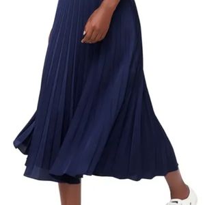 Pleated midi skirt J Crew